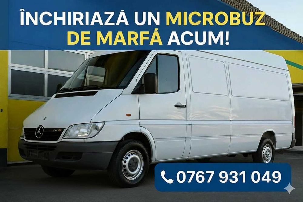 Închiriez microbuz marfă de inchiriat duba buz utilitara furgon van