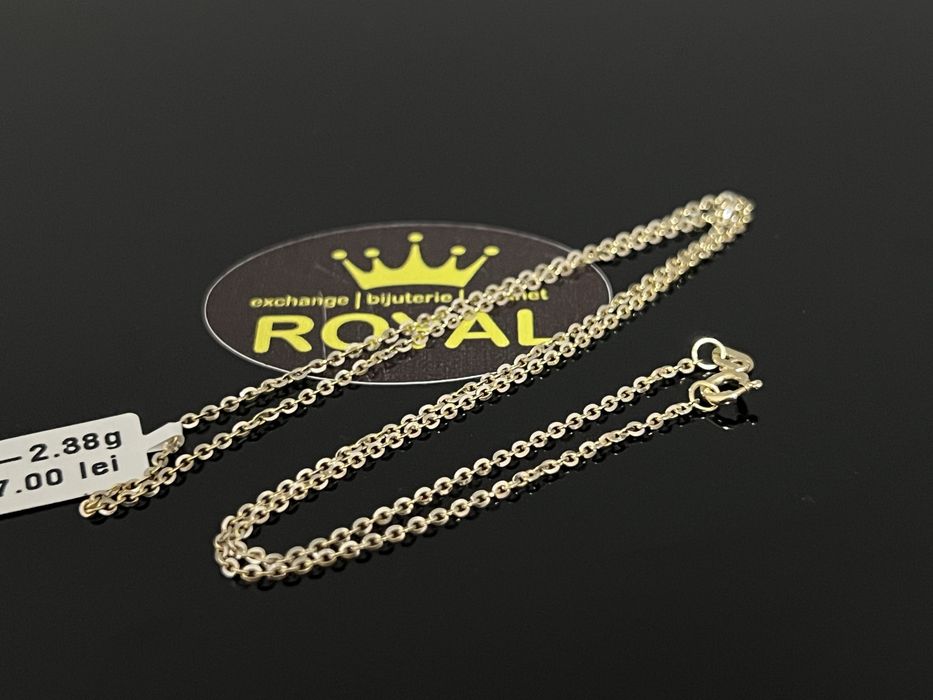 Bijuteria Royal CB: Lantisor aur 14k unisex 2,38gr