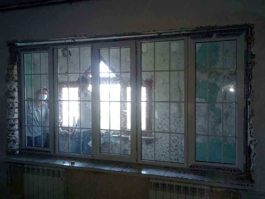 Пластиковые окна, двери, балконы, витражи, панорамное окно, портал