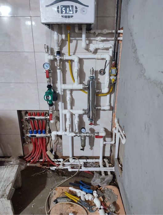 Сантехник установка душ кабин, сместителей, чистовые установки