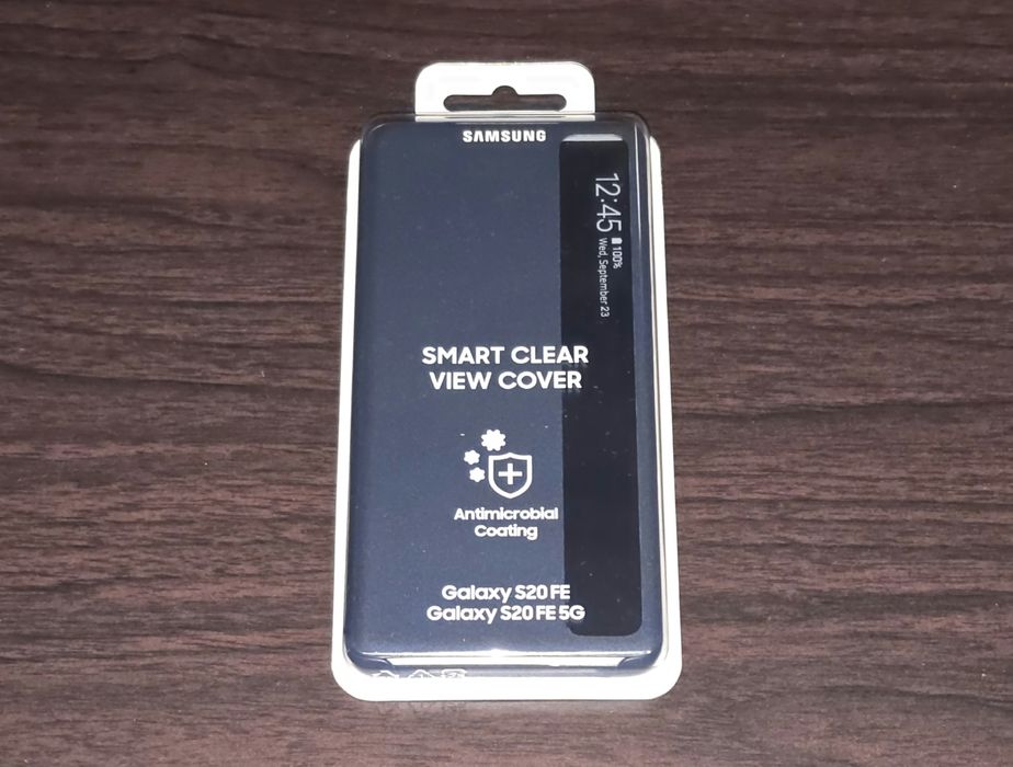 Husa flip smart activa originala Samsung Smart Clear View Cover S20 FE