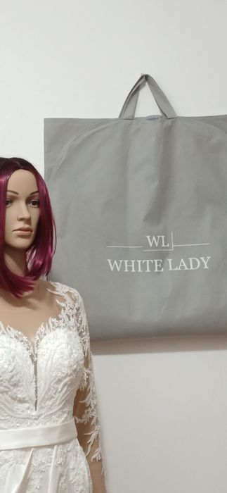 Rochie de mireasă/ cununie civilă, mărimea 40, White Lady
