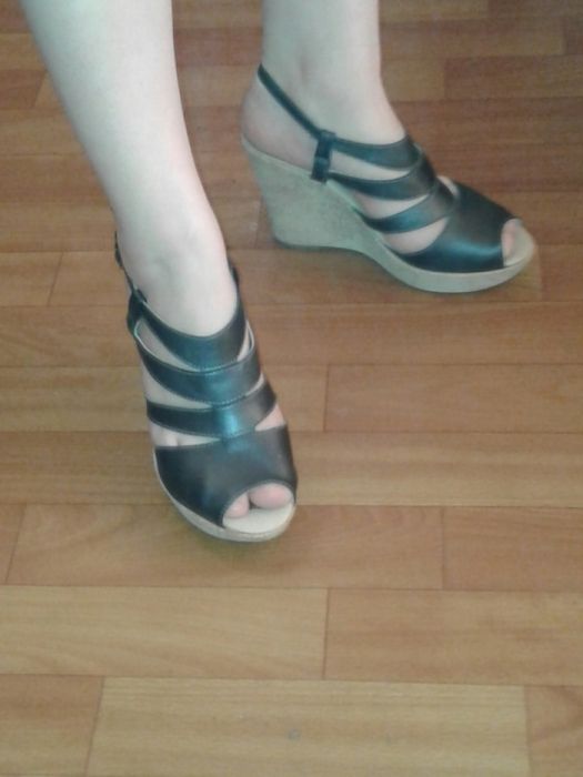 Сапоги кожанные 36-37р