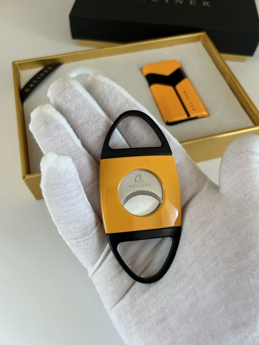 Комплект GALINER – запалка с 2 джет пламъка и резачка за пури