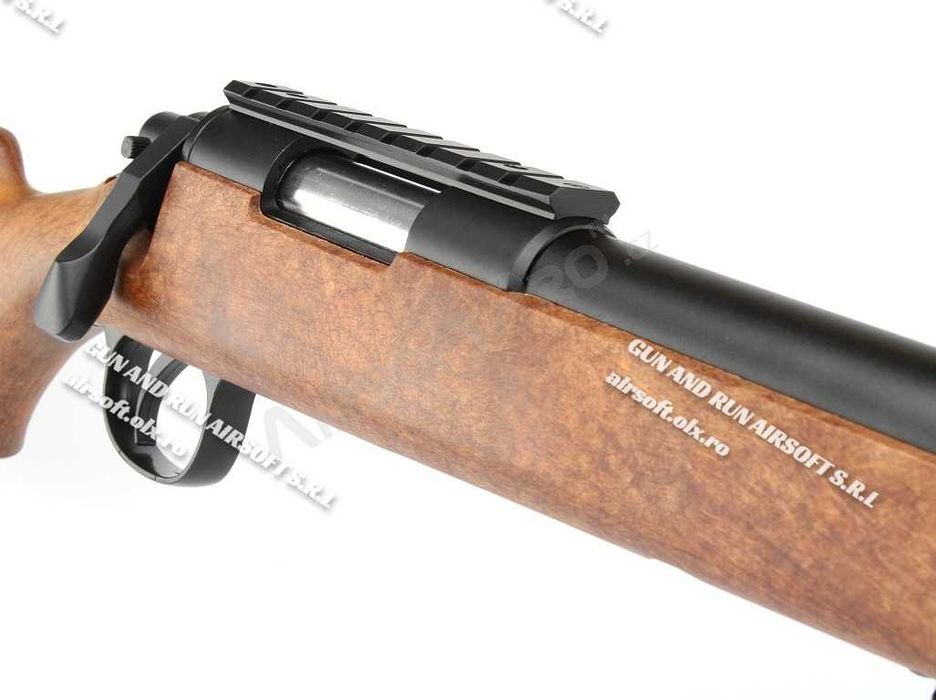 Cea Mai Bună Pusca!! Precizie MARE!! Airsoft Cal6mm!! Cu Luneta, Arc !