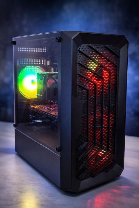 Игровой ПК GTX 1070 8GB i3-12100F SSD NVMe RGB