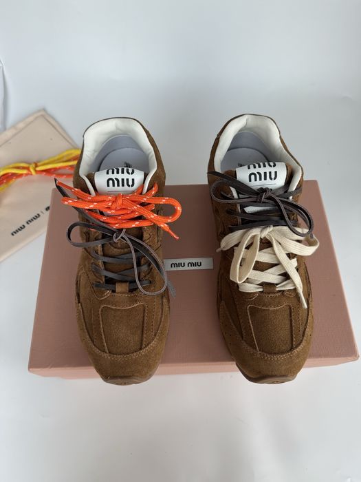 Adidasi miu miu new balance piele intoarsa