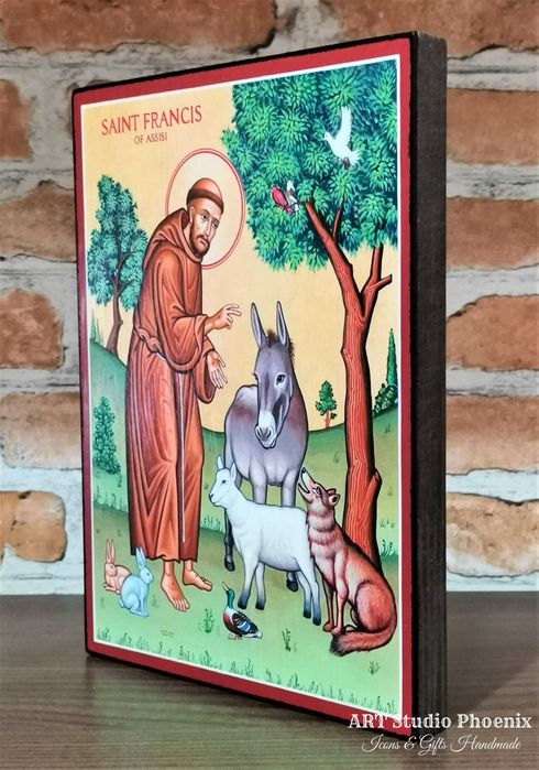 Икона на Свети Франциск от Асизи icona sveti francisk