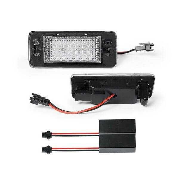 Set de 2 lampi LED pentru numar / iluminare placuta de inmatriculare CANBUS – pentru diverse marci si modele auto.