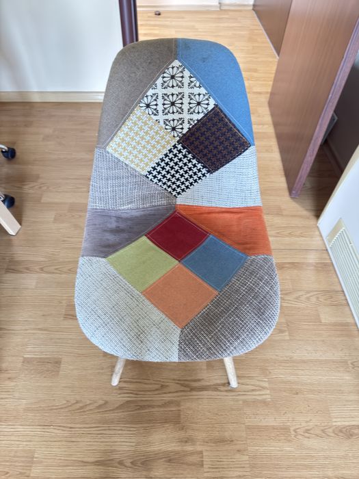 Трапезен patchwork стол / accent chair – артистичен модел