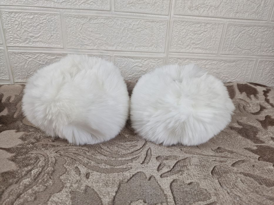 Шапка и маншети еко косъм