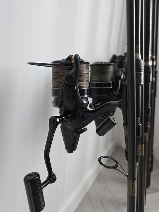 Set pescuit crap 6 lansete Baracuda compe 6 mulinete Prologic rodpod cobra zarguzon penar caperlan mulinete noi