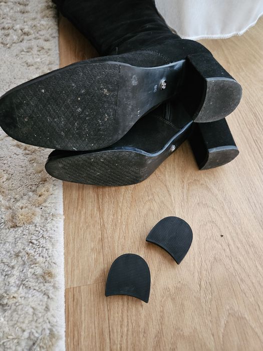 Cizme peste genunchi piele naturala