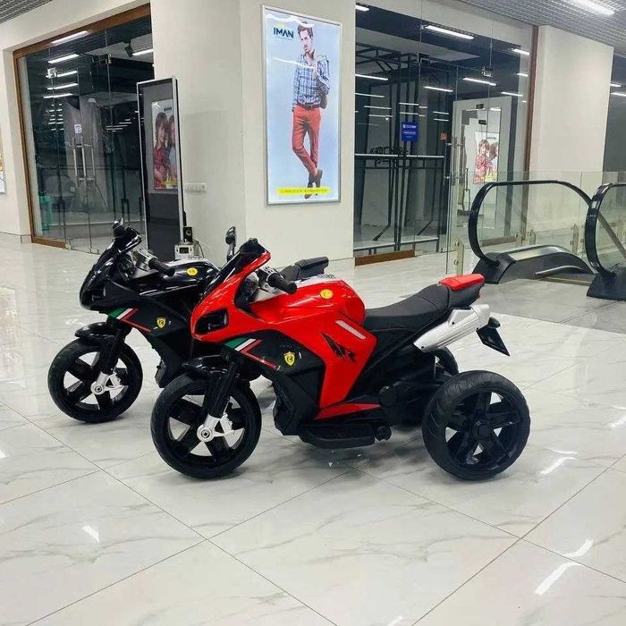 Самый большой Перезаряжаемый детский трехколесный Электрический мото.