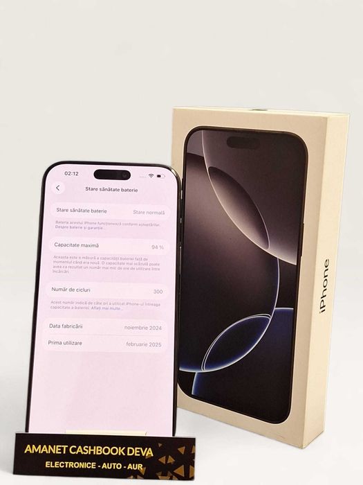 Iphone 16 Pro Max 256Gb / Amanet Cashbook Deva