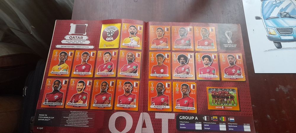 Album complet panini Qatar 2022