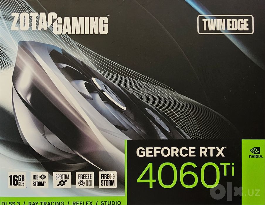 Видеокарта ZOTAC Gaming GeForce RTX 4060 Ti 16GB (Отличное состояние)