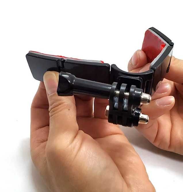 Suport fixare tip fluture a camere la casca de motocicleta, bicicleta