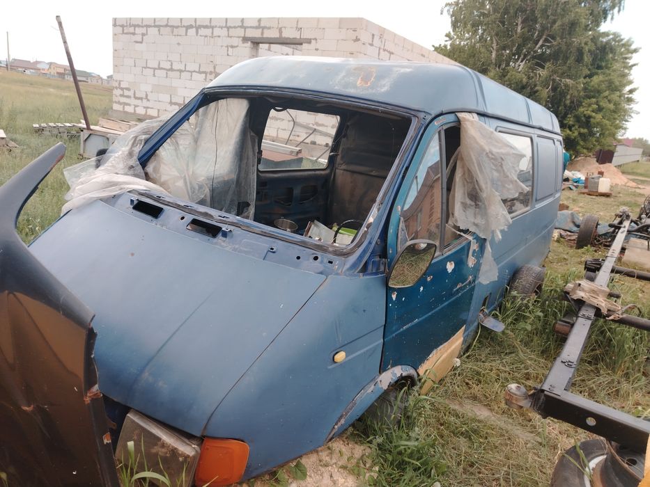 Продам раму кабину на газель