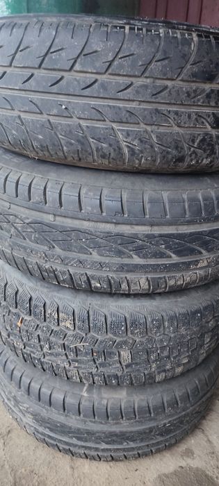 Jante aliaj 15 cu cauciucuri