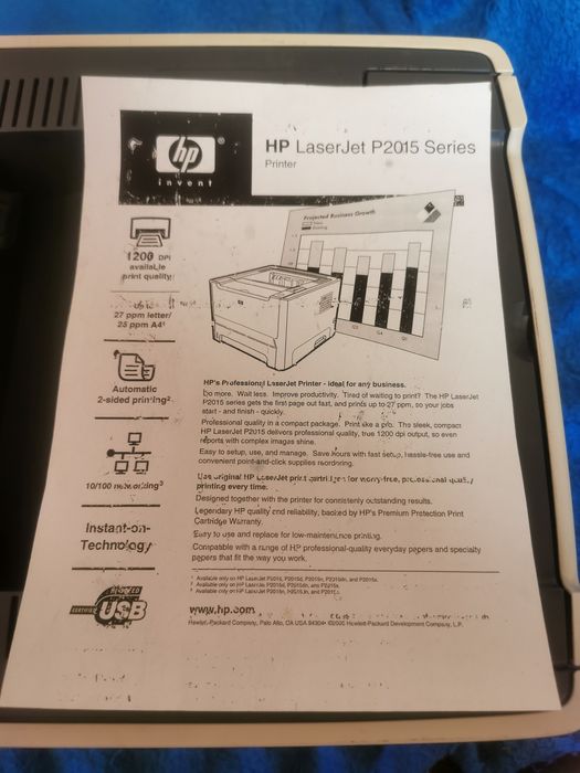 imprimantă laser HP LaserJet P2015n