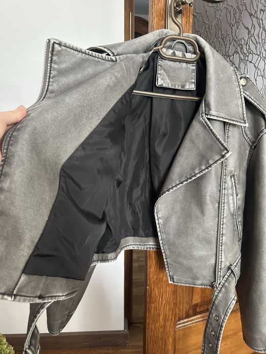 Jacheta oversize din piele