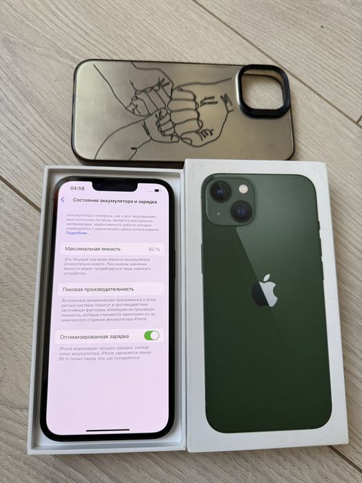 iPhone 13 128GB.80%.Идеал! 10/10.