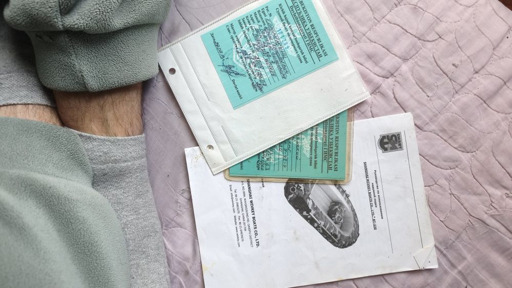 Лодка охотничья с документами