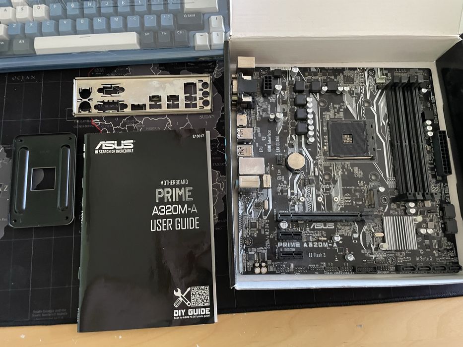 REZERVAT! Placă de bază ASUS Prime A320M-A, Socket AM4 (Utilizată 7 luni)