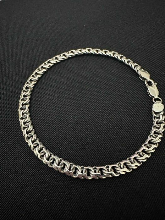 серебряный браслет Арабский бисмарк стильный  статусный  универсальный