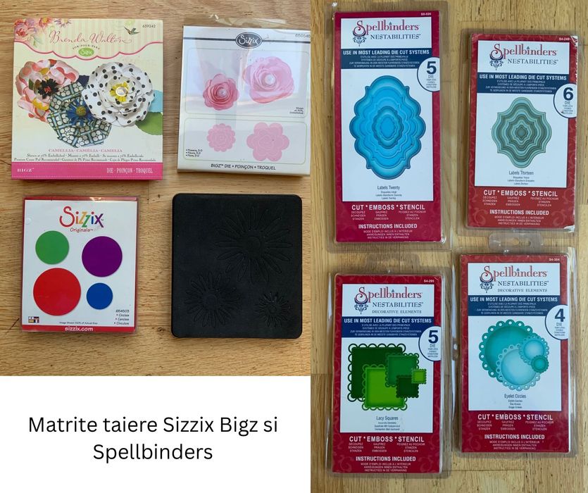 Presa si matrite taiere si embosare Sizzix Big Shot si Cuttlebug
