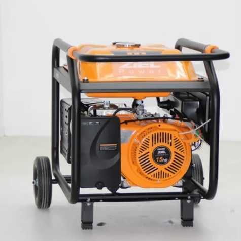 Генератор за ток 6.5kW Ziel ZL6500E бензинов монофазен с ел. старт