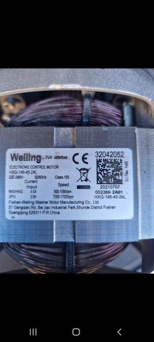 Motor mașina de spălat Wortex