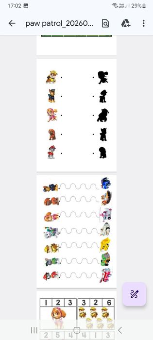 Caiet plastificat Paw Patrol