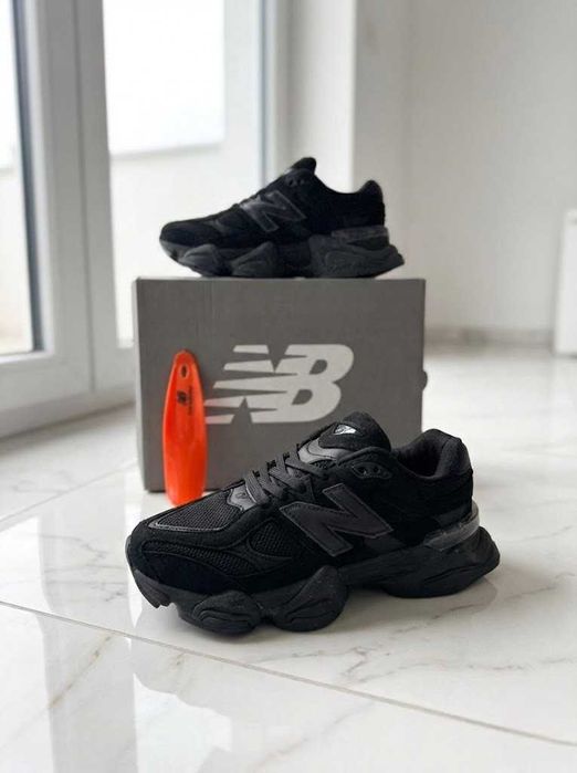 Adidasi NEW Balance 9060 Triple Black - Negru - Full Box