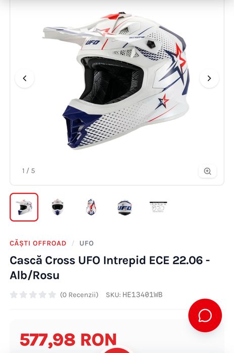 Casca cross UFO Intrepid