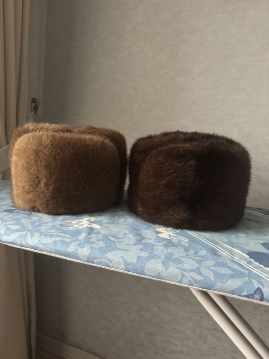 Головные уборы мужские шапки из норки , и нерпы