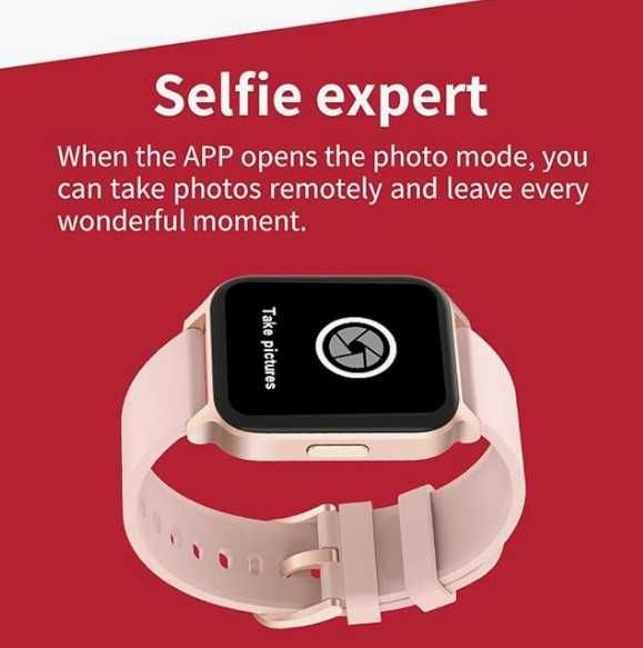 Смарт часовник Findtime,1,65-инчов дисплей, монитор на здраве