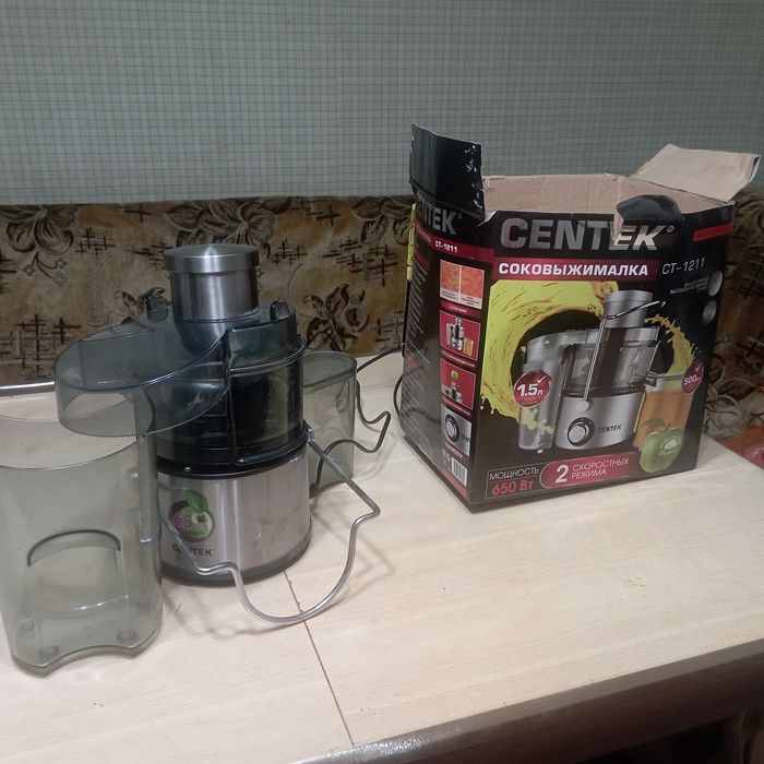 Соковыжималка практически не пользовались