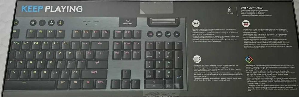 Tastatura Logitech G915 X Liniar wireless gaming Mecanica RGB Garantie