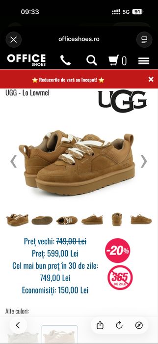 Vand adidasi UGG noi