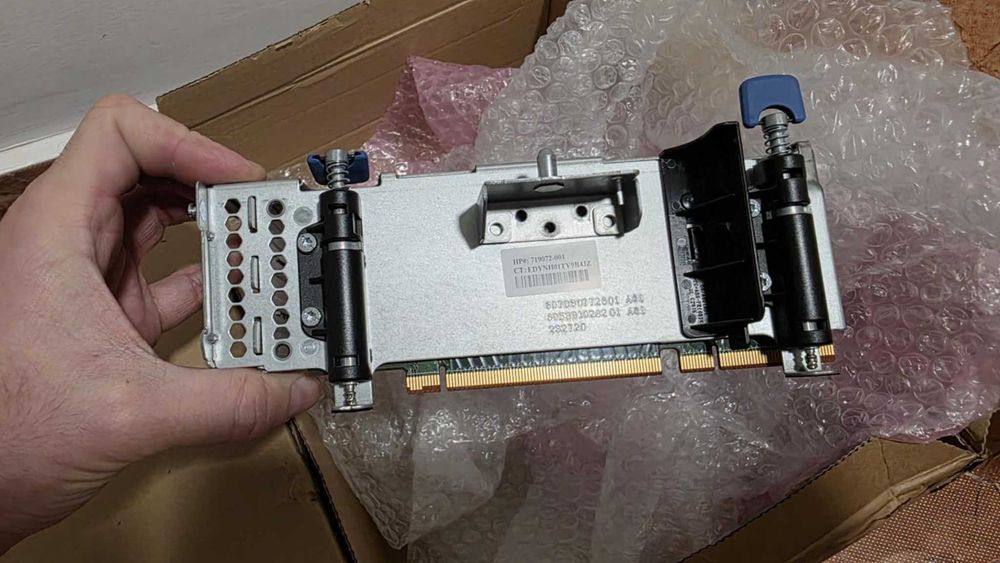 HPE Proliant DL380 Gen9 3 Slot PCIE Primary Riser