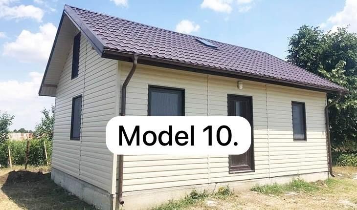 Casa modulara, pe structura metalica, invelite panou sandwich acept va