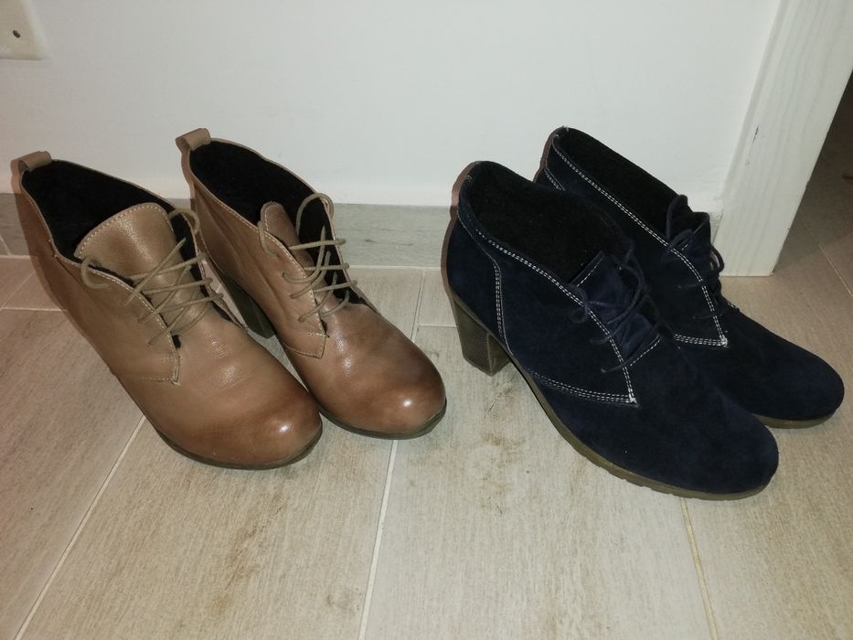 Ghete dama din piele intoarsa,culoare albastru nr.38