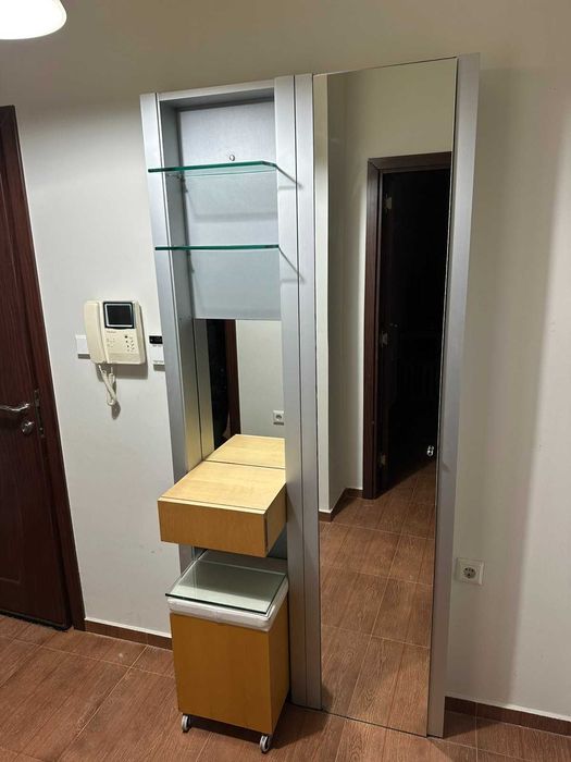 Кухня MDF с вграден хладилник, пералня, котлони, мивка и смесител