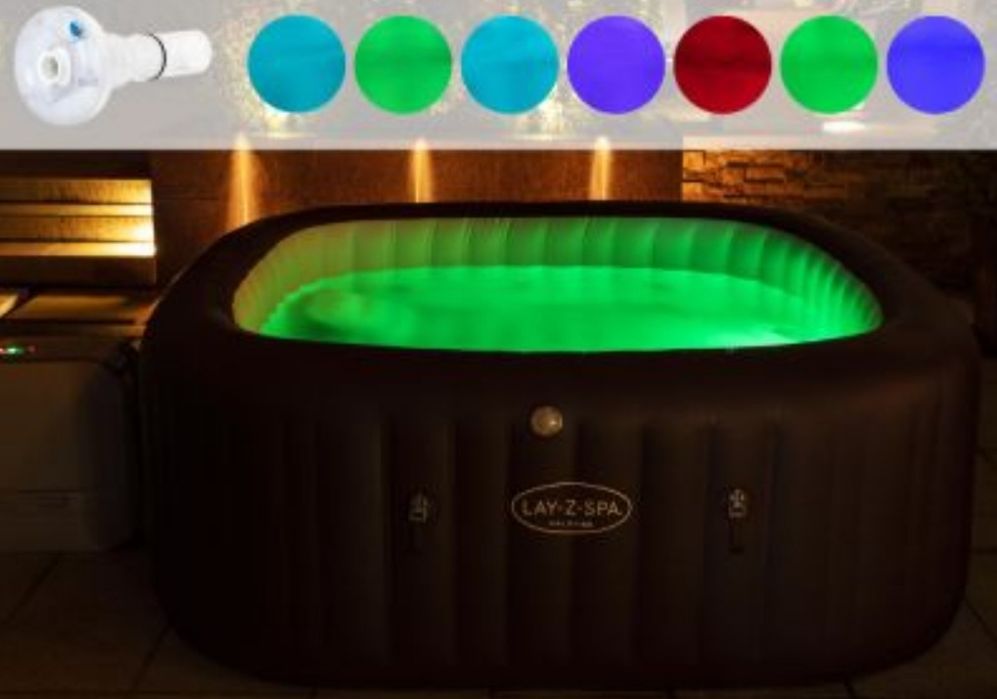 НОВО Суперлуксозно надуваемо джакузи MALDIVES hidro 2.01м-2.01-80см