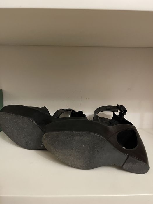 Ann demeulmeester sandale platforme