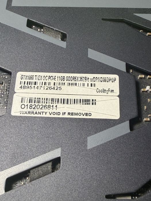Nvidia Gtx 1080Ti 11gb 352b KFA2