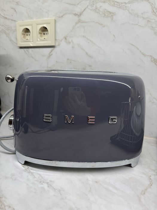 Тостер SMEG сив