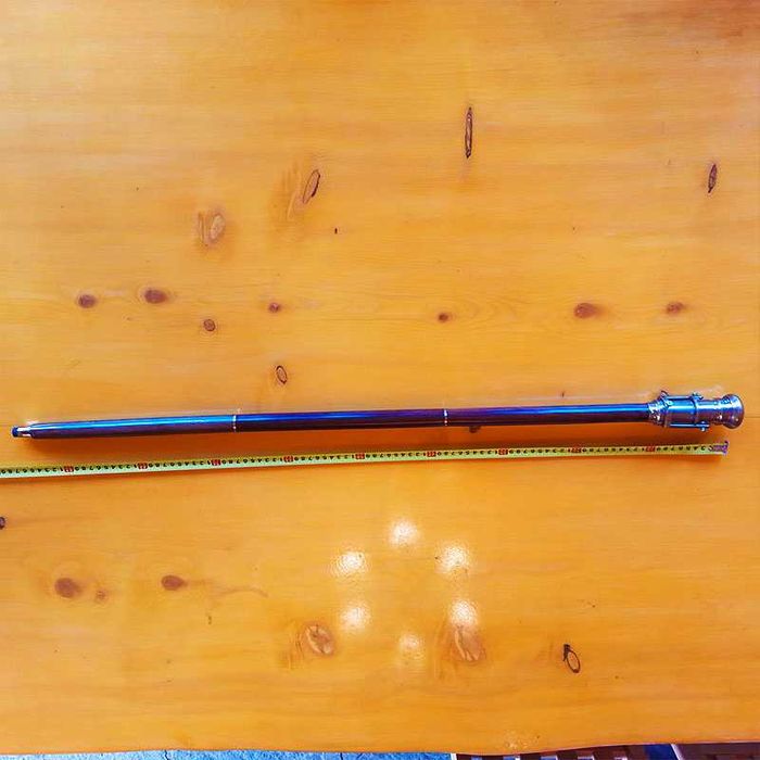 Бастун с бронзова дръжка - телескоп